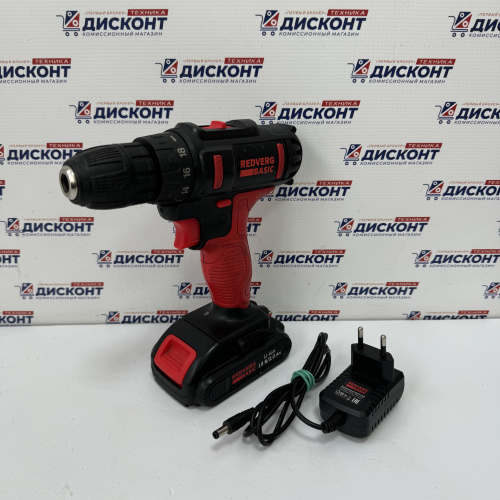 Шуруповерт аккумуляторный REDVERG Basic SD18LE/1-2