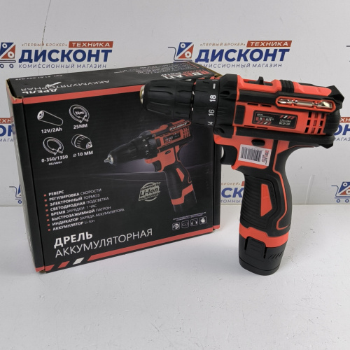 Аккумуляторная дрель-шуруповерт BRAIT BCD12PN