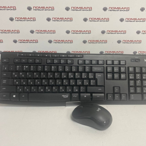 Комплект клавиатура + мышь Logitech Silent Wireless Combo MK295