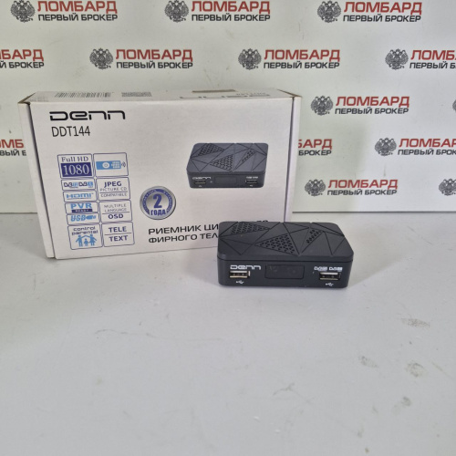 Приемник телевизионный ТВ тюнер Denn DVB-T2 DDT125 