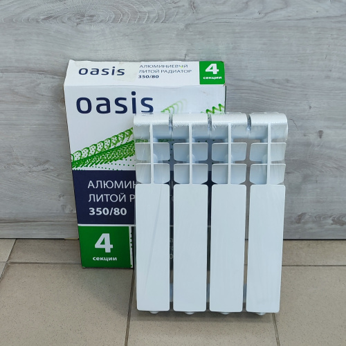  Алюминиевый литой радиатор Oasis 350/80