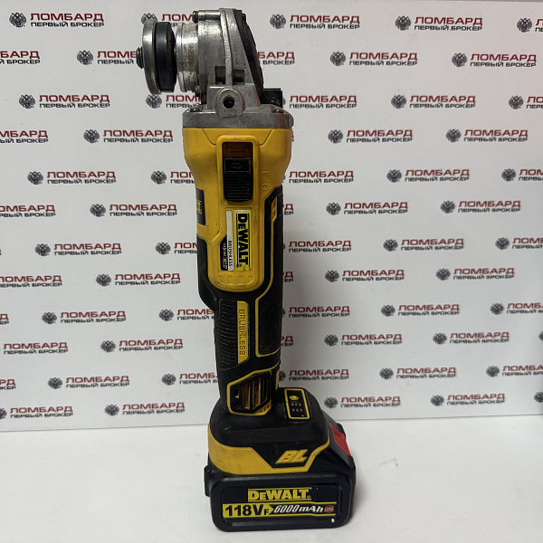 Аккумуляторная угловая шлифмашина DEWALT DCG405FNT (Аналог)