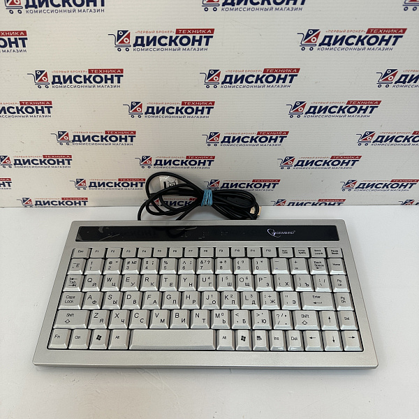 Клавиатура Gembird KB-9627LU-R Silver-Black USB