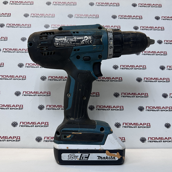 Аккумуляторная дрель-шуруповерт Makitа DF488D