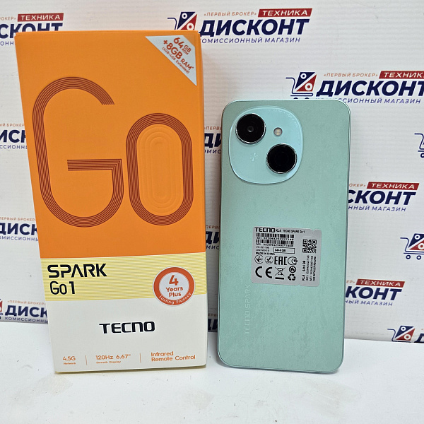 Смартфон Tecno SPARK GO 1 KL4 4/64 Гб