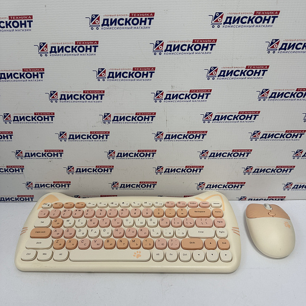 Клавиатура+мышь беспроводная DEXP Kitten